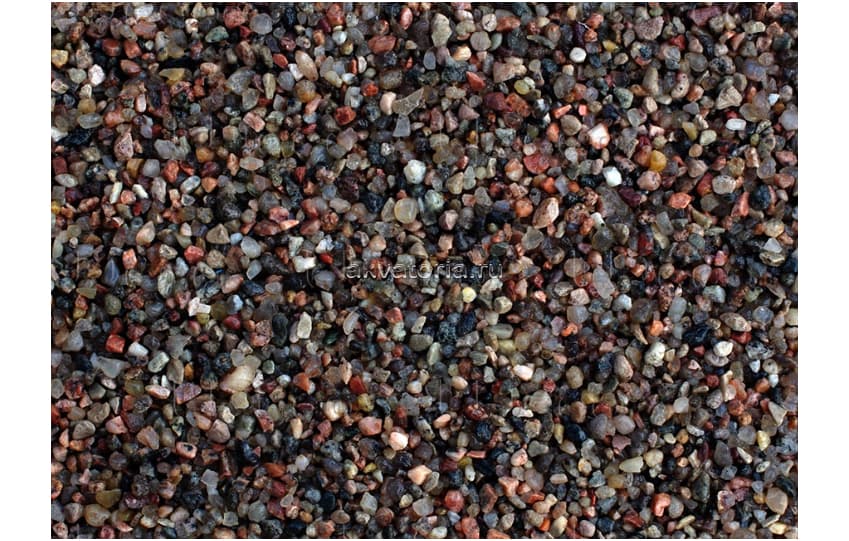 Грунт Коричневый песок UDeco River Brown, 0,6-2,5 мм, 6 л