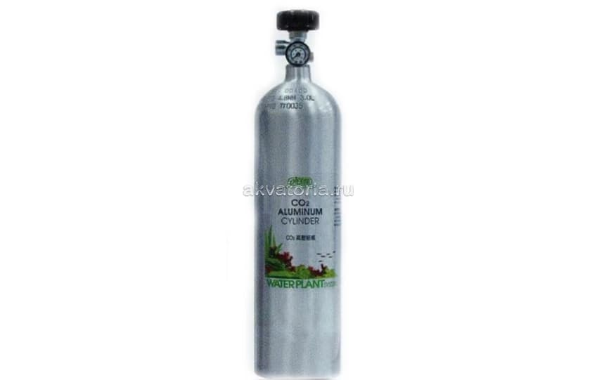 Алюминиевый баллон CO₂ ISTA с манометром, 3 л