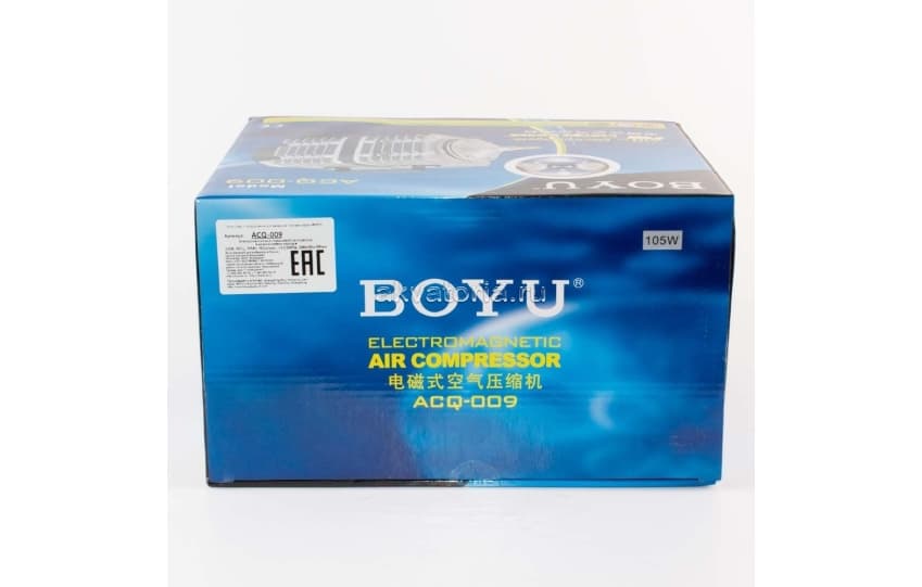 Компрессор поршневой BOYU ACQ-009, 105 Вт, 9600 л/ч