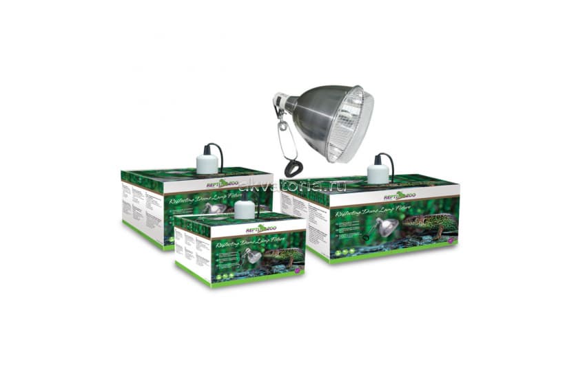 Навесной светильник Repti-Zoo RL03 для ламп до 200 Вт, 25,5 см