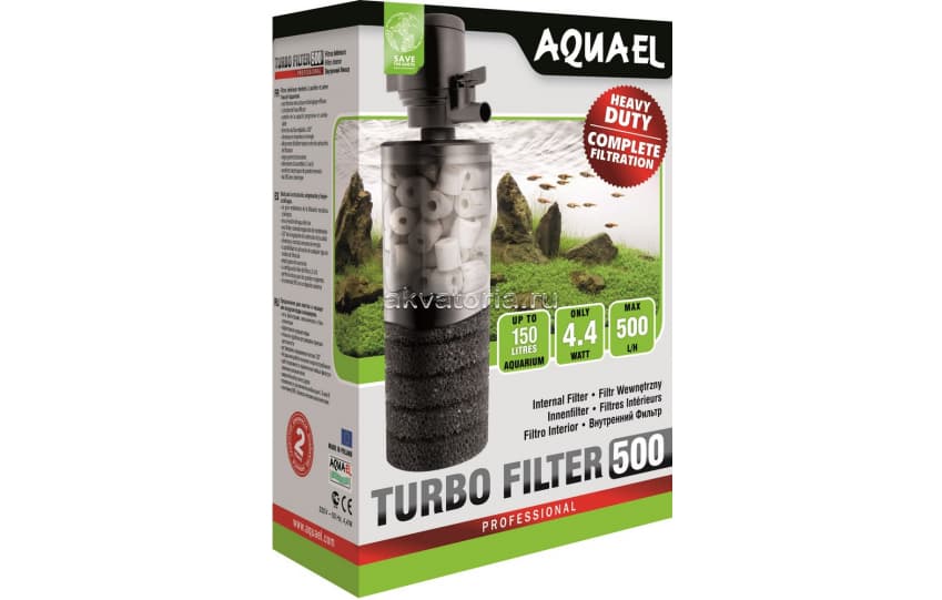 Внутренний аквариумный фильтр Aquael Turbofilter  500