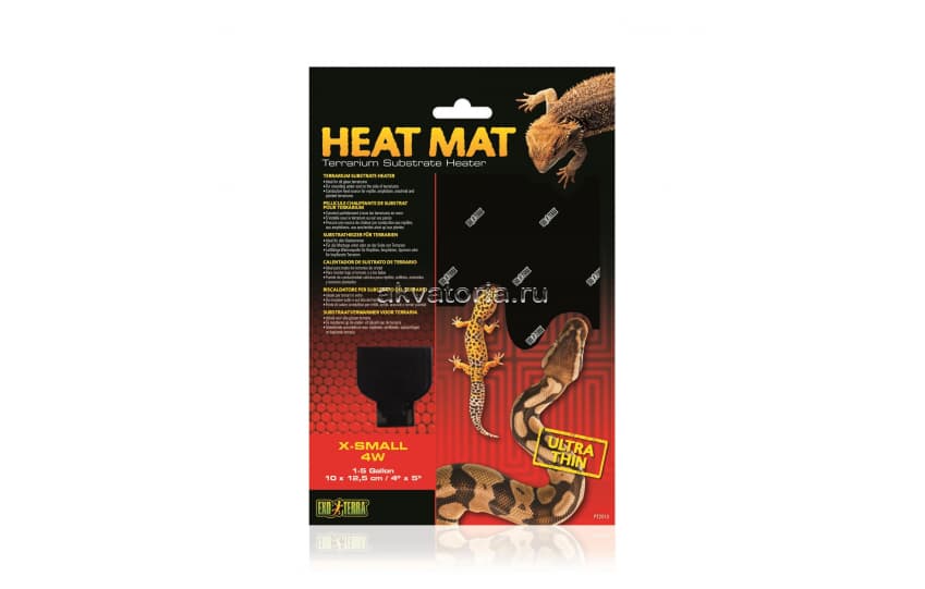 Террариумный термоковрик Hagen ExoTerra Heat Mat XS 4 Вт