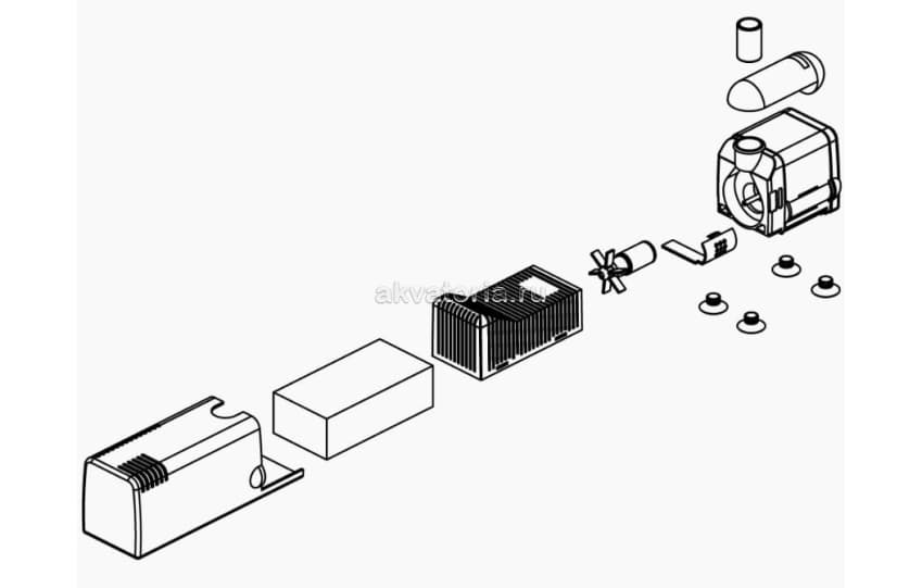 Внутренний аквариумный фильтр Sicce Micron Power Filter