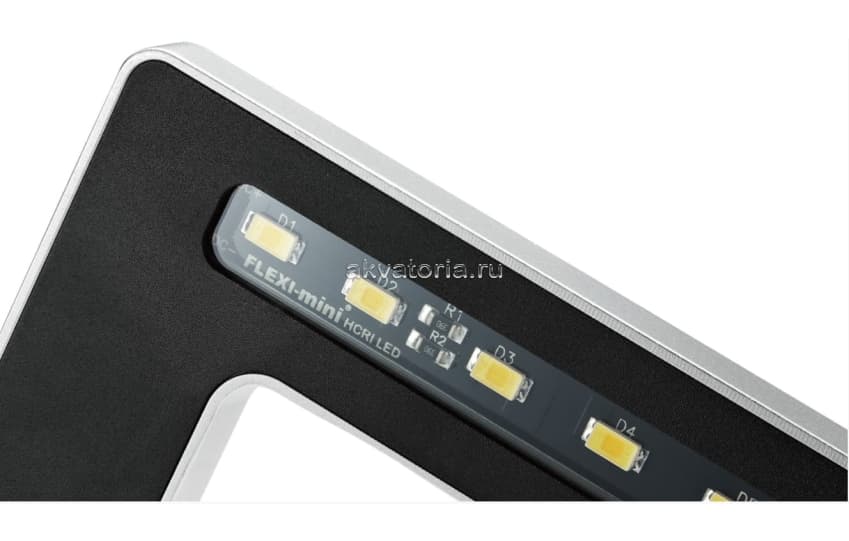 Аквариумный светильник AZOO Flexi mini, серебряный, 9 Вт