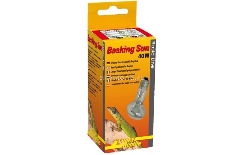 Террариумная греющая лампа Lucky Reptile Basking Sun, 40 Вт