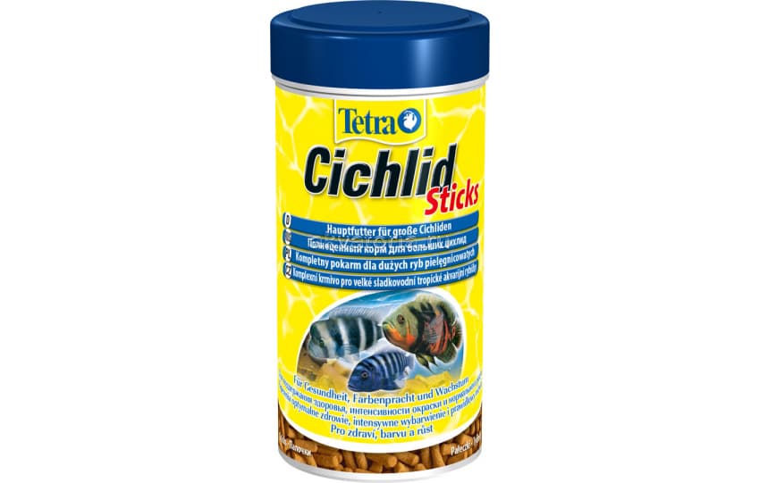 Корм Tetra Cichlid Sticks, крупные гранулы, для цихлид, 1 л