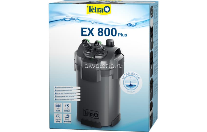 Внешний аквариумный фильтр Tetra EX 800 plus