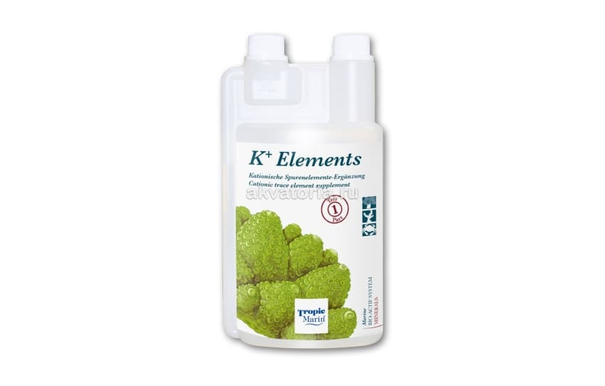 Tropic Marine Pro-Coral К+ Elements Комплекс катионных микроэлементов, 500 мл 
