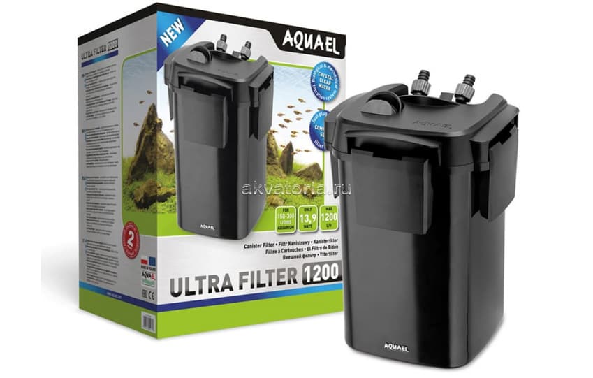 Внешний аквариумный фильтр Aquael ULTRA FILTER 1200