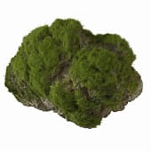 Аквариумная декорация камень с мхом AQUA DELLA «Moss Stone» 12×9,5×10,5 см