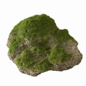 Аквариумная декорация камень с мхом AQUA DELLA «Moss Stone» 16×11×11 см
