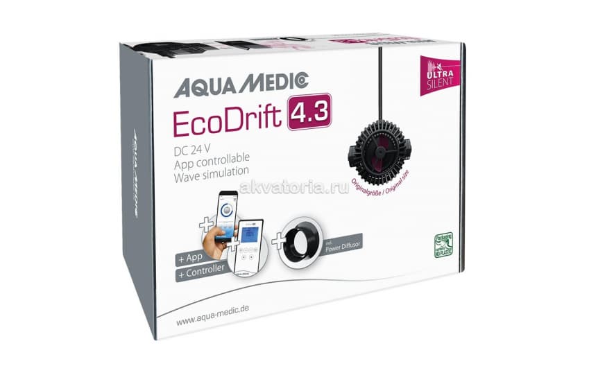 Помпа течения с контроллером Aqua-Medic Ecodrift 4.3, 800-4000 л/ч