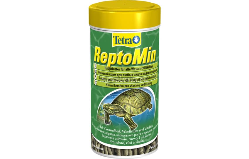Корм для черепах Tetra ReptoMin 1000 мл палочки основной корм для всех видов водных черепах, банка