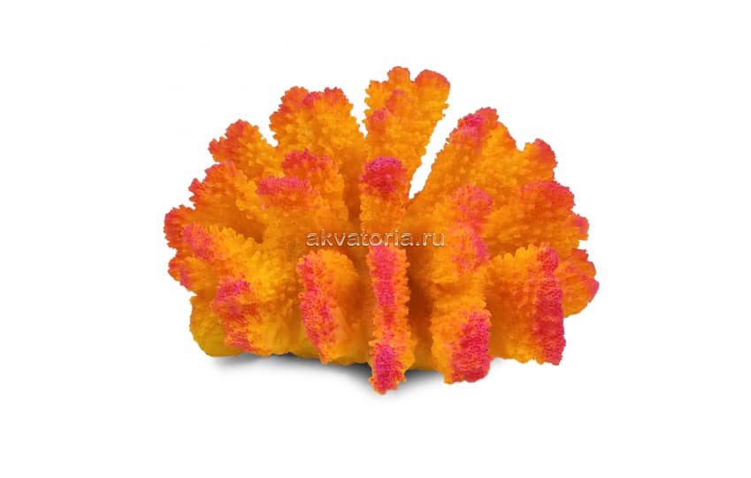 Искусственный коралл Laguna Поциллопора жёлтый