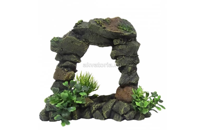 Аквариумная декорация AQUA DELLA «Арка каменная» 19×8×16 см